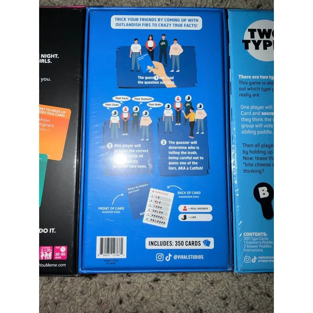 Brand New Adult Party Game Lot (3 Games)